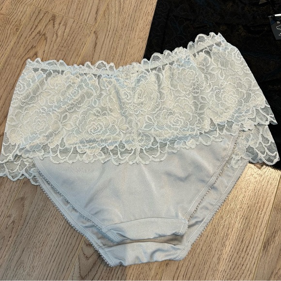 Dressé Size 1X Elegant Lace Women's Panties - Black and Gray - BRAND NEW - Picture 4 of 7